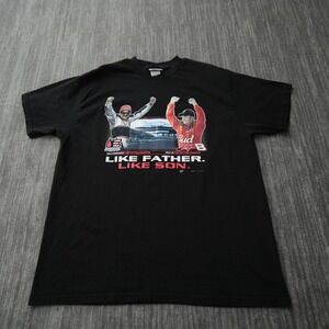 Dale Earnhart Jr.  Racing T Shirt Men Like Father Like Son Winners Circle Tee XL